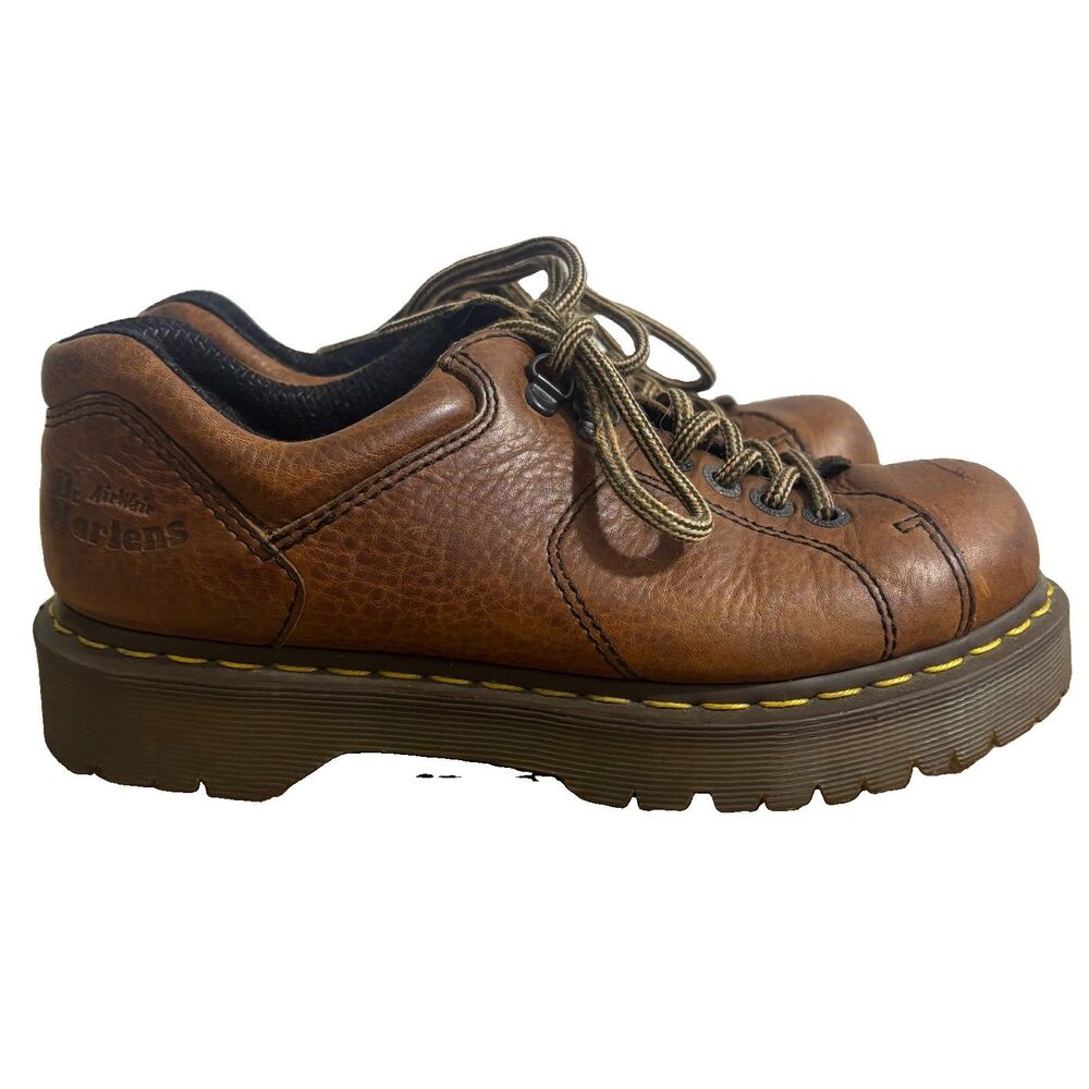 Vintage Dr. Martens Oxford Shoes 10940 Womens 9 Mens 8 Brown Leather Chunky Y2K